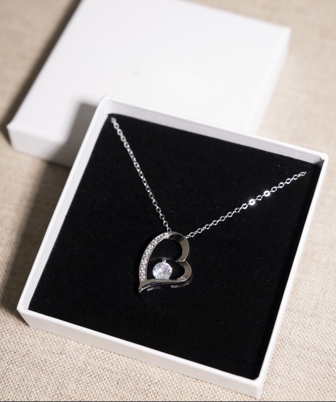 Colgante Corazón Circonita