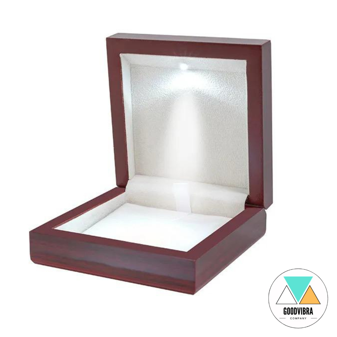 Caja de madera con Luz